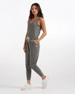 Lux At Ease Jumpsuit | Heather Grey 10 Lux At Ease Jumpsuit | Heather Grey -Chic Warp Sales VW458HTG 1030