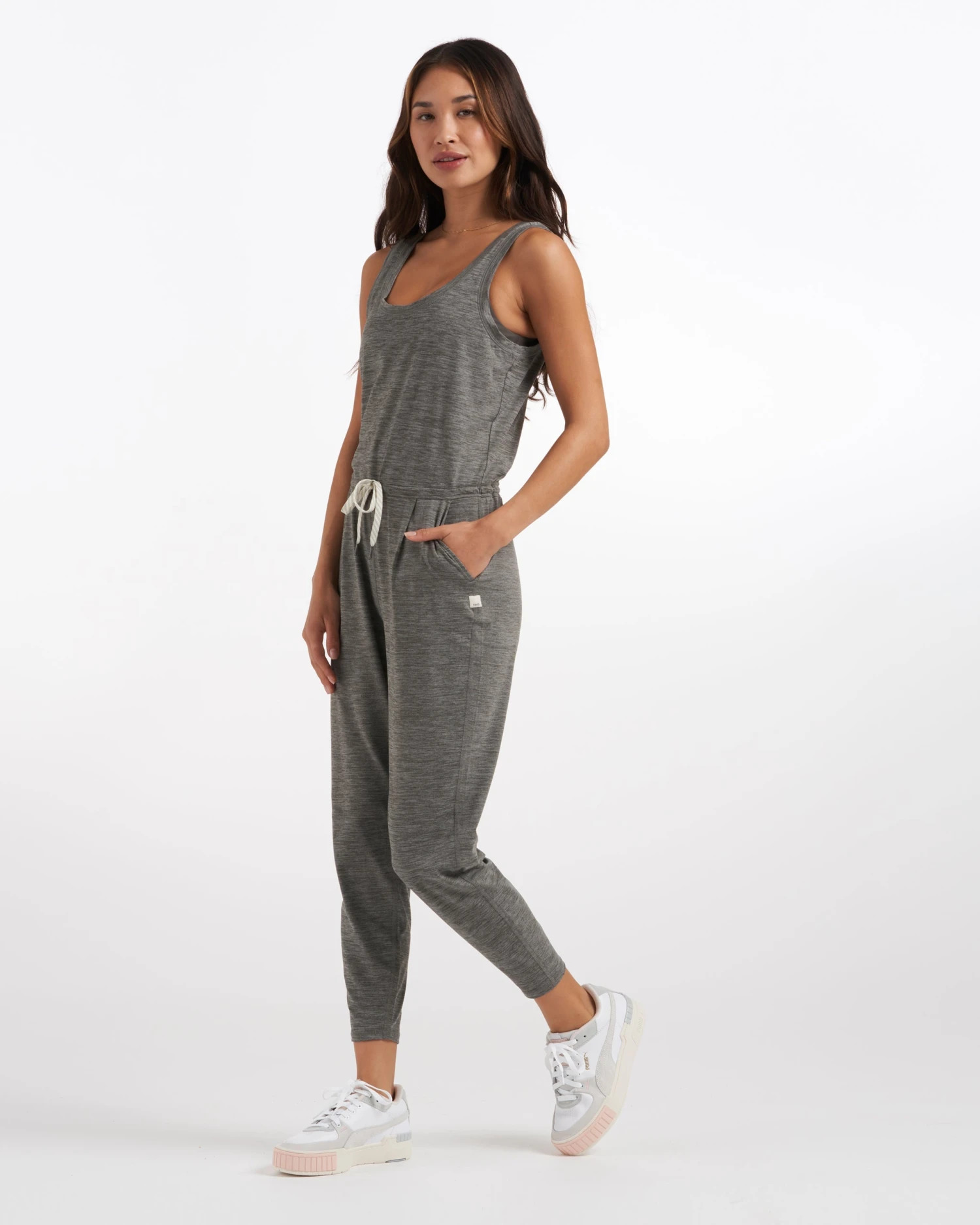 Lux At Ease Jumpsuit | Heather Grey 5 Lux At Ease Jumpsuit | Heather Grey - Image 3