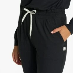 Lux Henley Jumpsuit | Black Heather -Chic Warp Sales VW478HBK 0320
