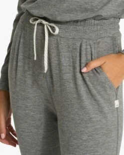 Lux Henley Jumpsuit | Heather Grey -Chic Warp Sales VW478HTG 0161