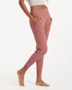 Pose At Ease Pant | Rosewood Heather -Chic Warp Sales VW479HRO 0276