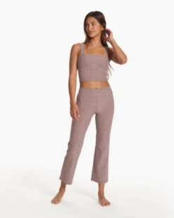 Mid Rise Elevation Slim Bootcut | Hazel Heather 10 Mid Rise Elevation Slim Bootcut | Hazel Heather -Chic Warp Sales VW487HAH FA23 W ECOMM PANTS FULL 3