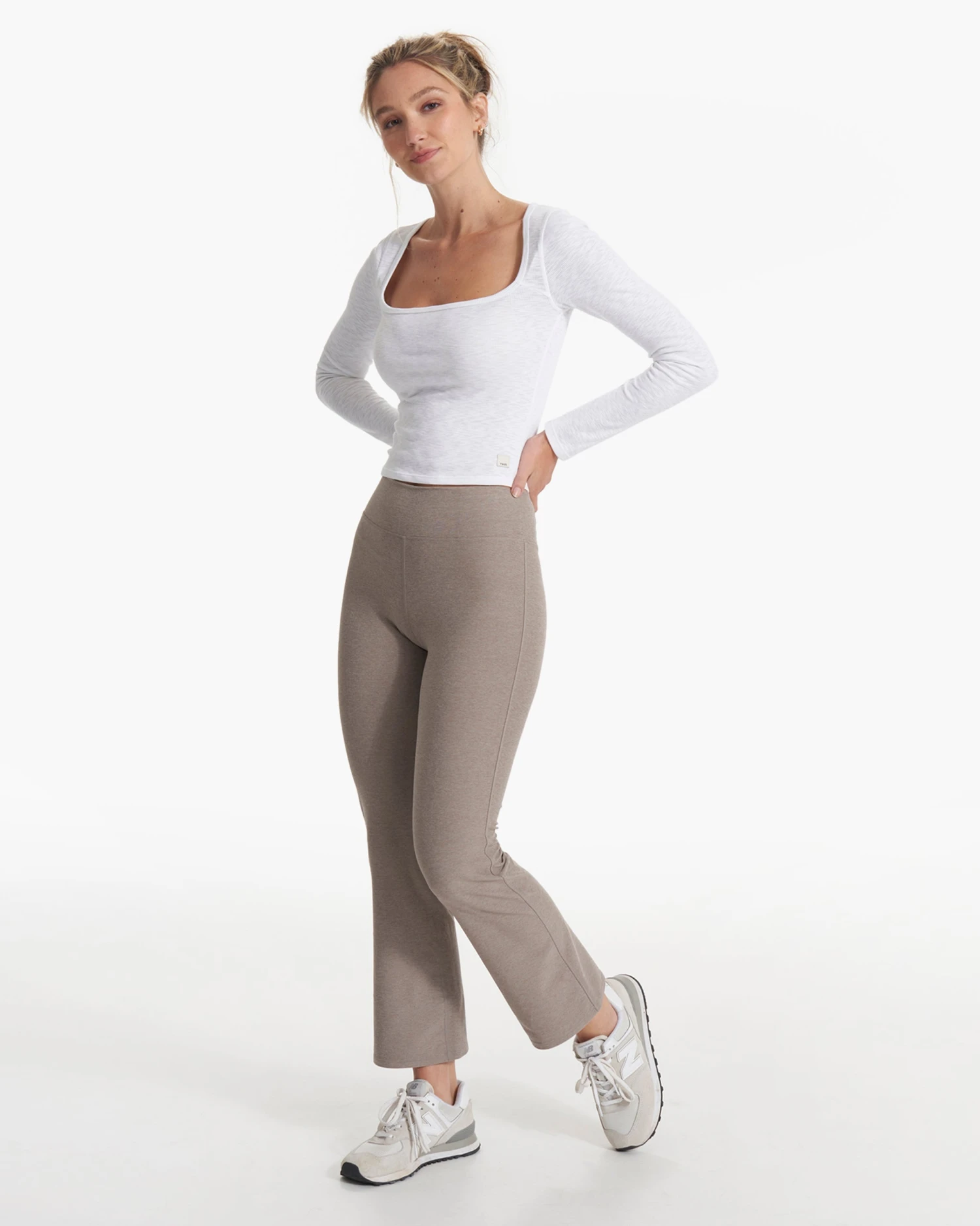 Mid Rise Elevation Slim Bootcut | Walnut Heather 7 Mid Rise Elevation Slim Bootcut | Walnut Heather - Image 5