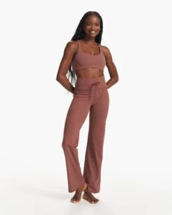 Daily Wideleg - Long | Hazelnut -Chic Warp Sales VW489 LHZN FA23 W ECOMM PANTS FULL 2