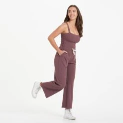 Pose Jumpsuit | Chestnut -Chic Warp Sales VW491CHE 2605
