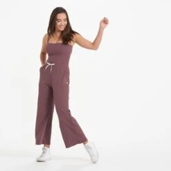 Pose Jumpsuit | Chestnut -Chic Warp Sales VW491CHE 2612