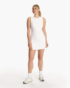Topspin Dress | White -Chic Warp Sales VW605WHT SP24 W ECOMM dresses FULL ALT 3
