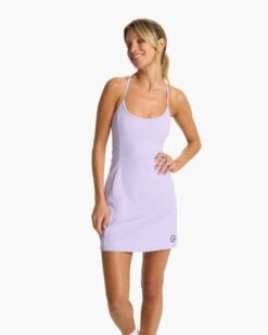 One Shot Tennis Dress | Zinnia -Chic Warp Sales VW610ZIN FA23 W ECOMM dresses FRONT FULL 3