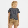 Women's V1 Logo Tee | Charcoal