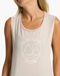 The Rise The Shine Tank | Heather Dust -Chic Warp Sales VW952HDU FA23 M ECOMM printables DETAIL 2