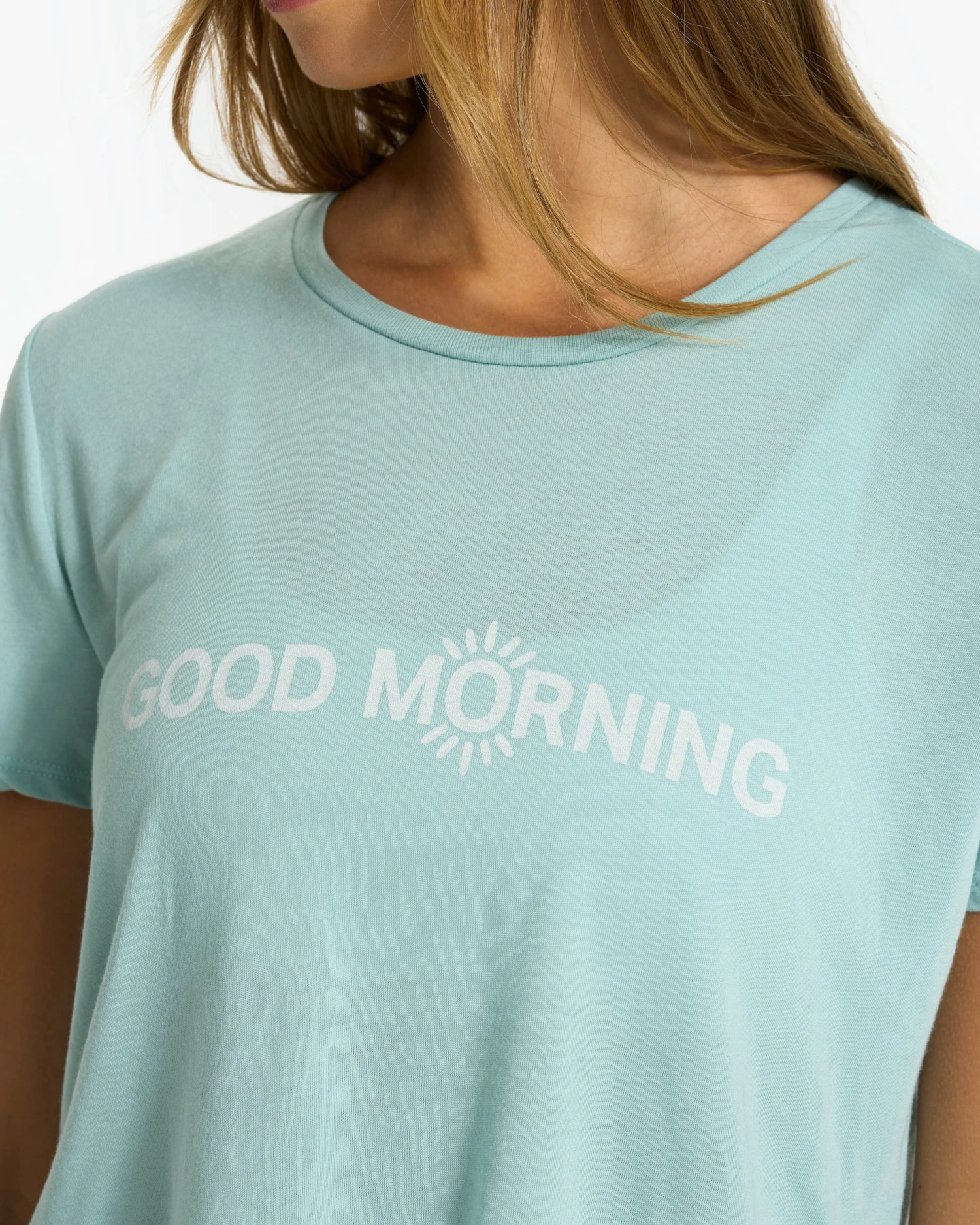 Good Morning Tee | Dusty Blue 4 Good Morning Tee | Dusty Blue - Image 2