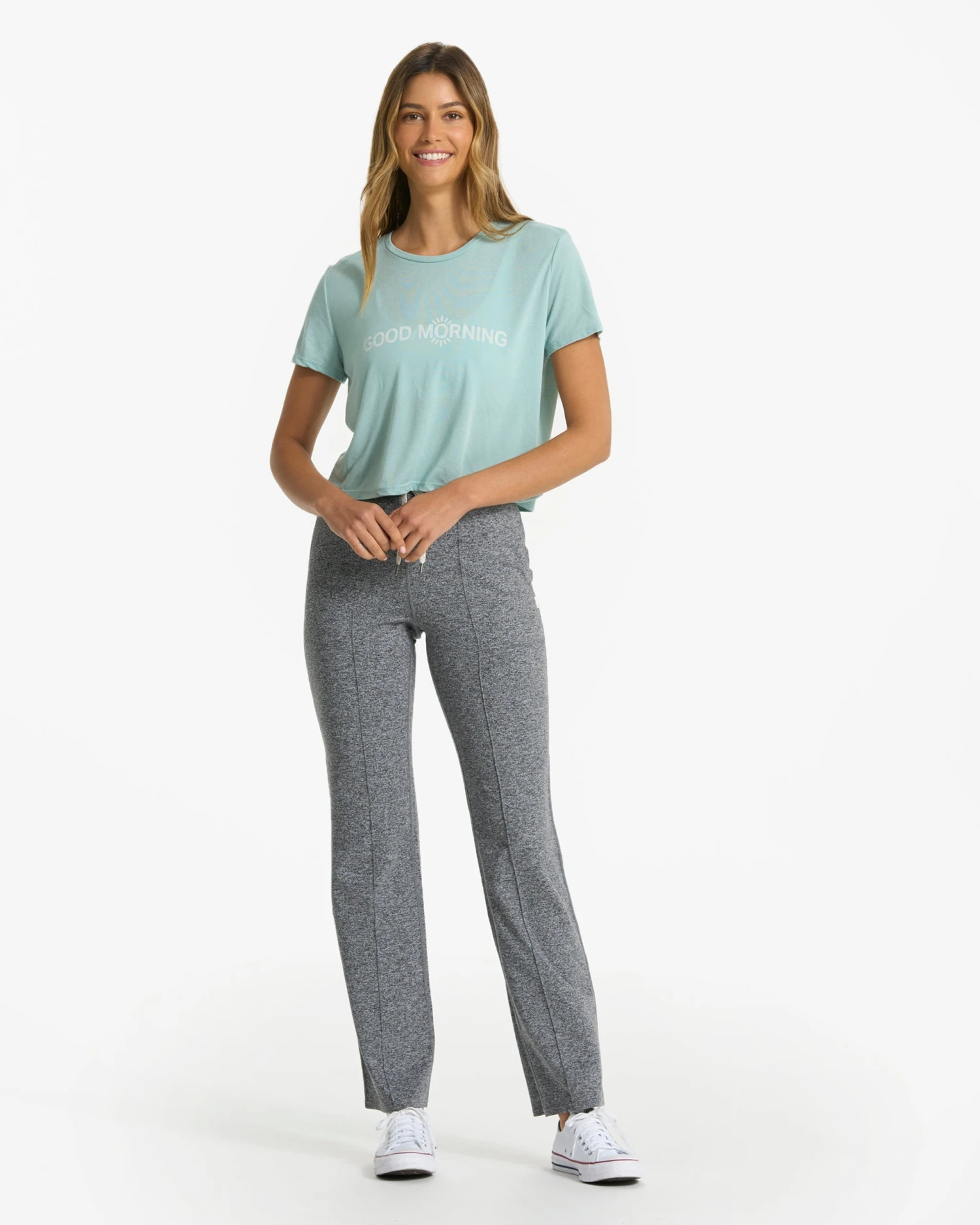 Good Morning Tee | Dusty Blue 6 Good Morning Tee | Dusty Blue - Image 4