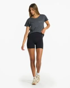 Script Tee | Charcoal 9 Script Tee | Charcoal -Chic Warp Sales VW988CCL FA22 W ECOMM FULL 0558