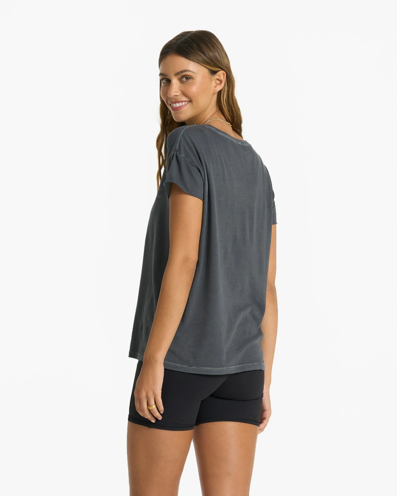 Script Tee | Charcoal 4 Script Tee | Charcoal - Image 2